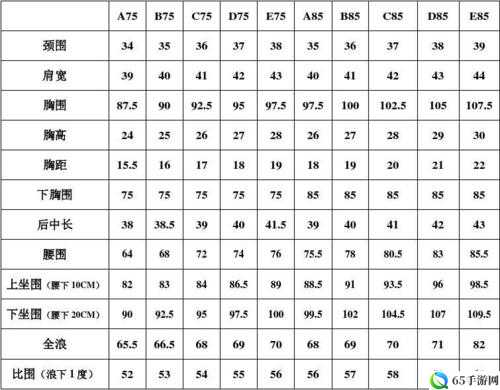 精细亚洲尺码欧洲尺码对照- 精准选码不再难