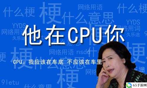 建议：他为什么总提及CPU你？流行梗介绍