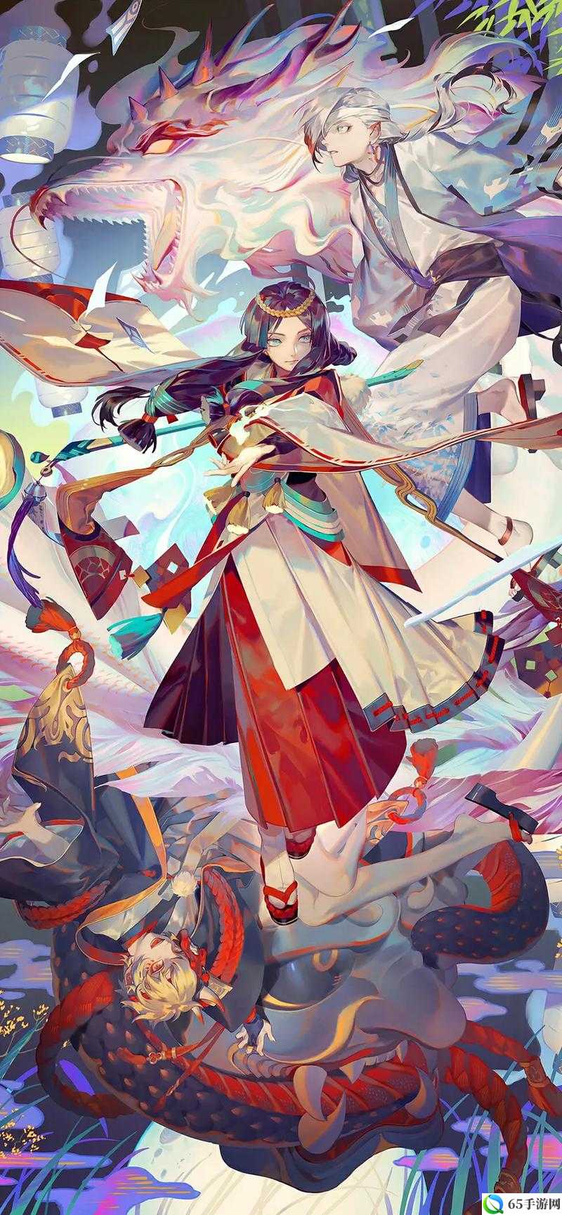 阴阳师八百比丘尼夏日祭皮肤及原画