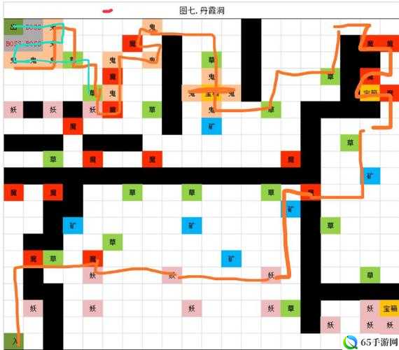 想修真图7路线攻略：如何行走及地图详解